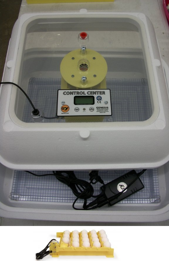 1588 Genesis HovaBator Incubator / 1611 Egg Turner Combo Cackle Hatchery