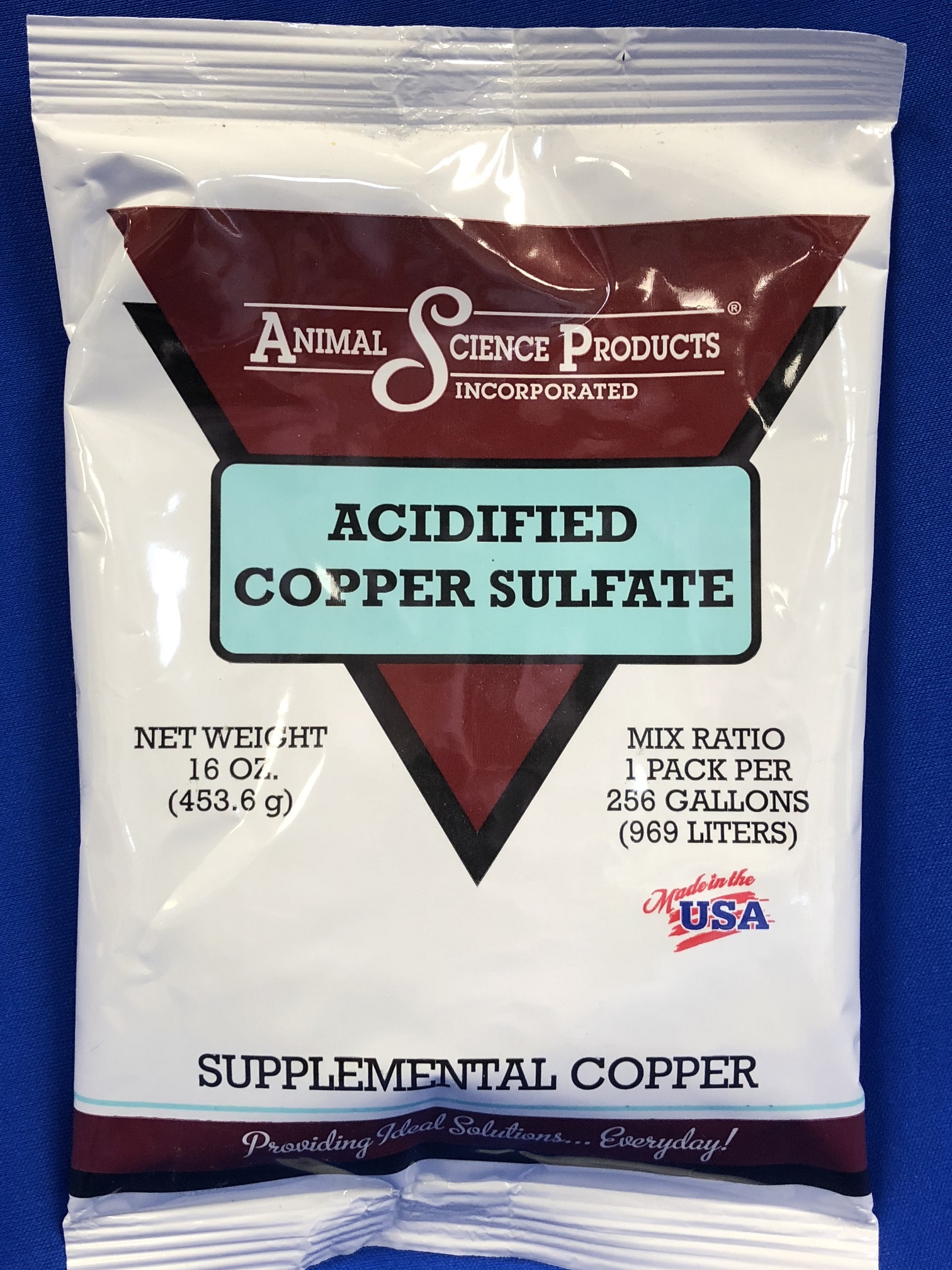 Acidified Copper Sulfate Cackle Hatchery