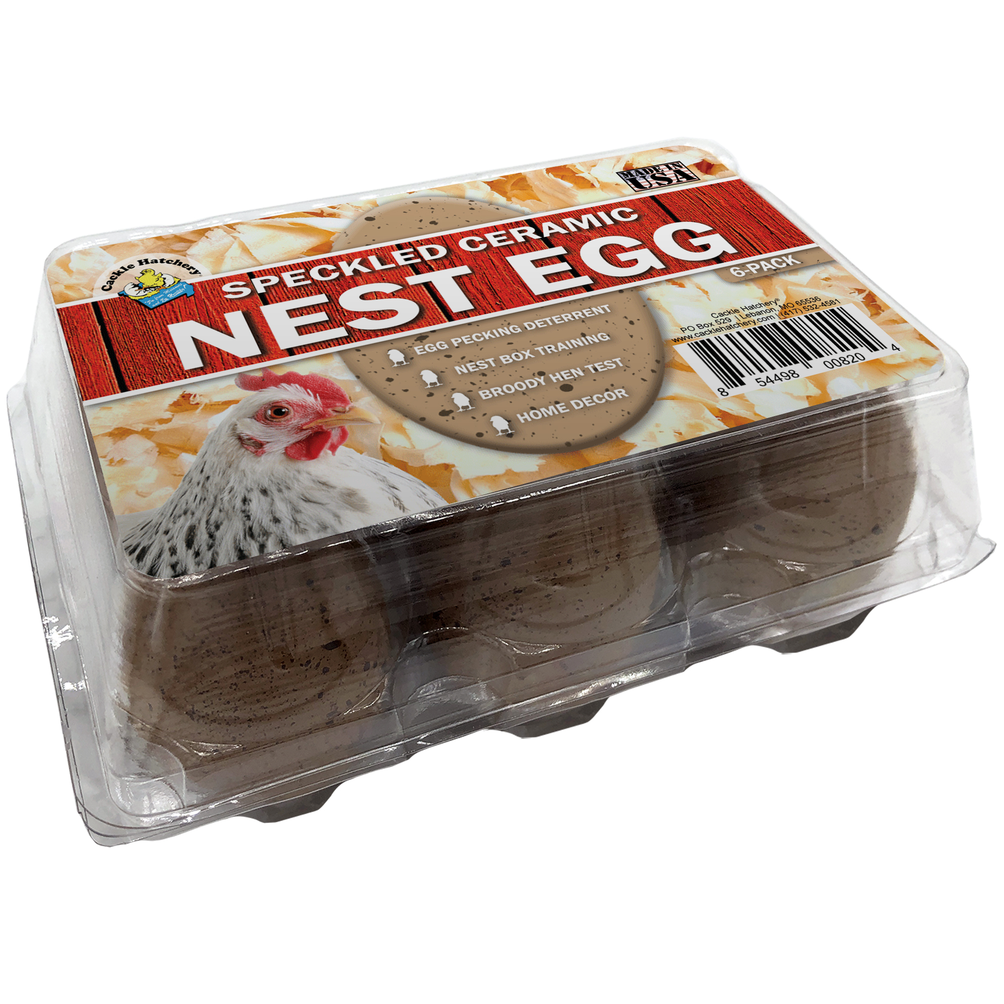 Speckled Egger™ Ceramic Nest Eggs Cackle Hatchery