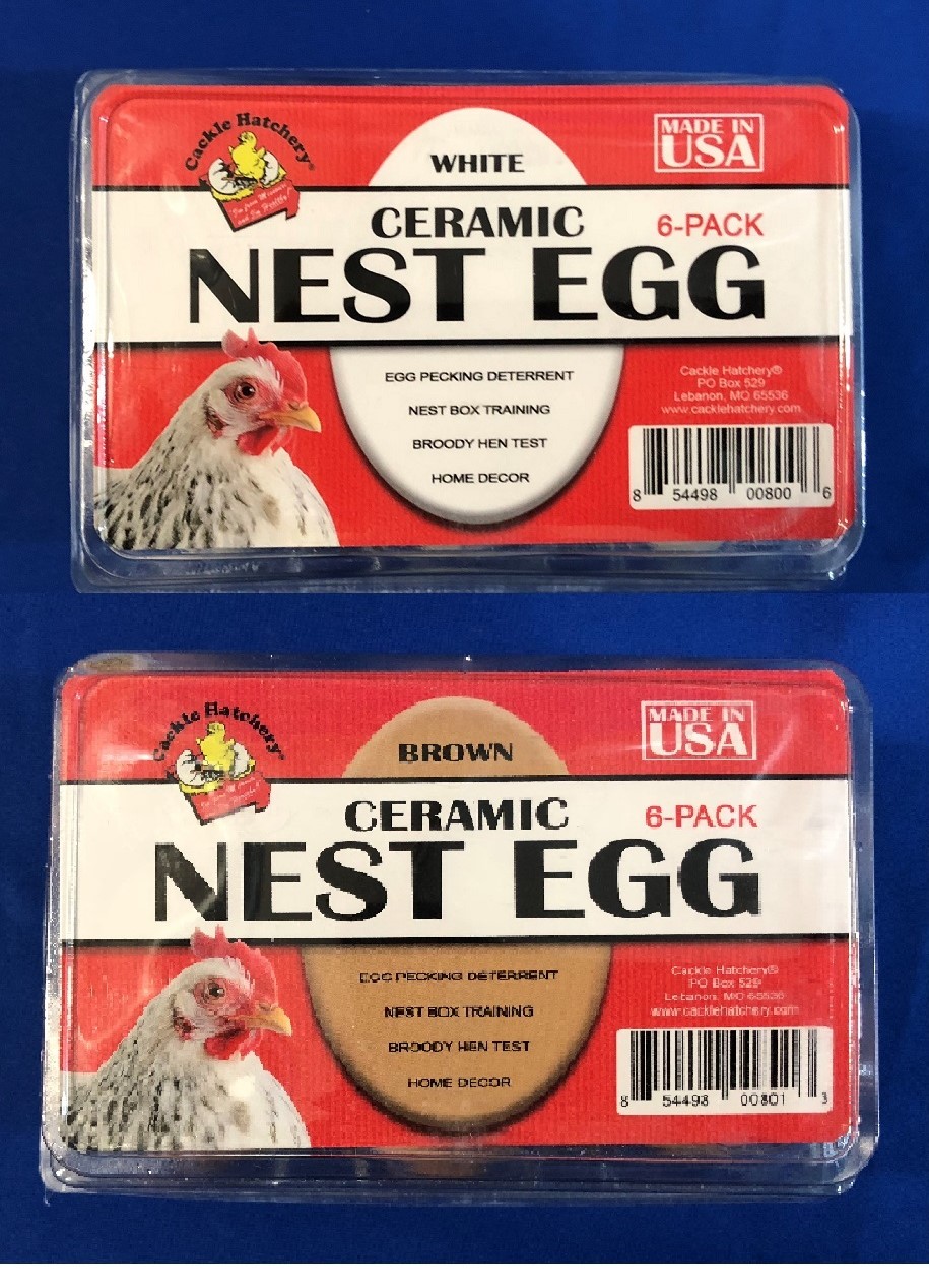 Ceramic Nest Eggs 6 Pack Cackle Hatchery