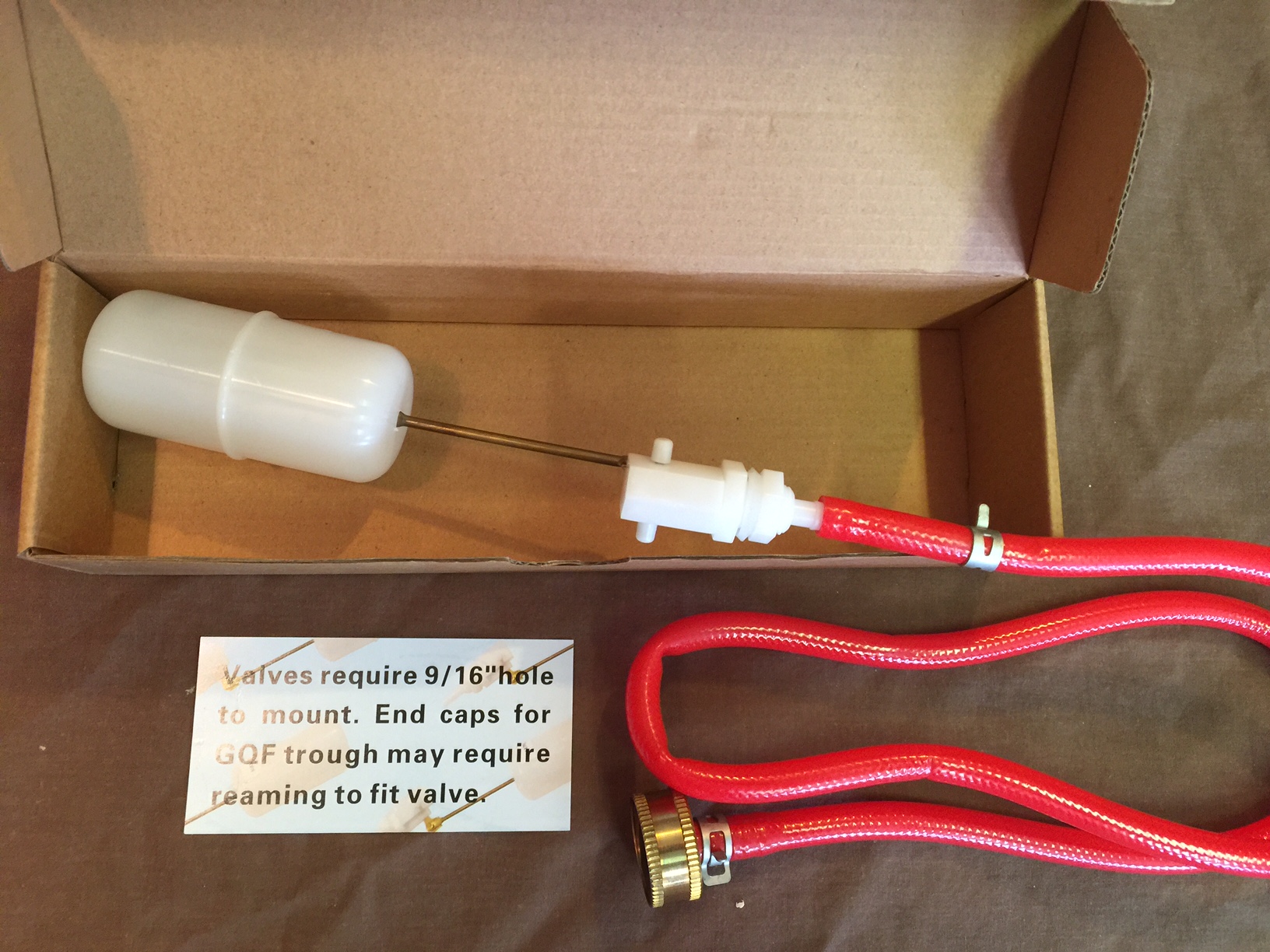 Float Valve System Cackle Hatchery