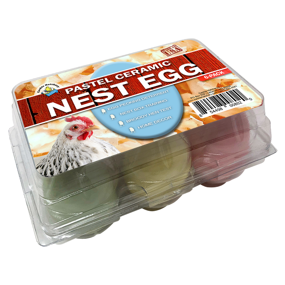 Pastel Ceramic Nest Eggs 6 Pack Cackle Hatchery