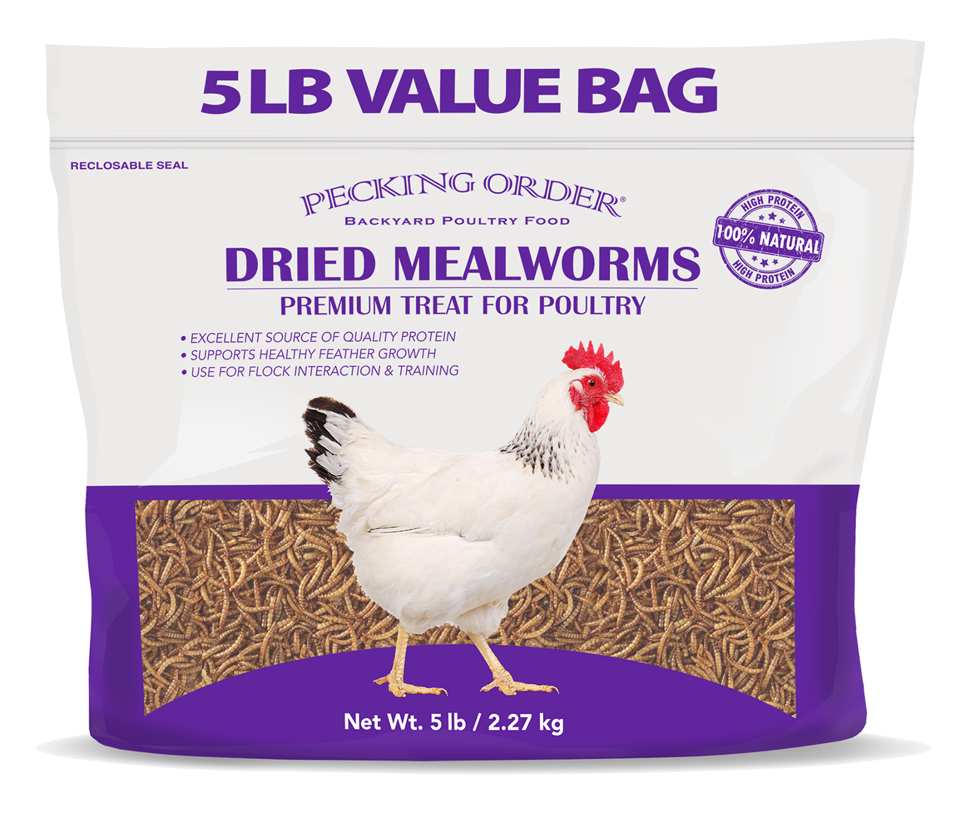 Pecking Order Dried Mealworms 5 LB Cackle Hatchery