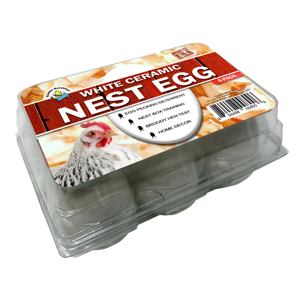 Ceramic Nest Eggs 6 Pack Cackle Hatchery