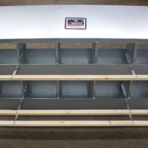 Galvanized 10 Hole Nest Box