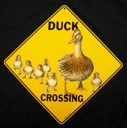 Duck Crossing Sign