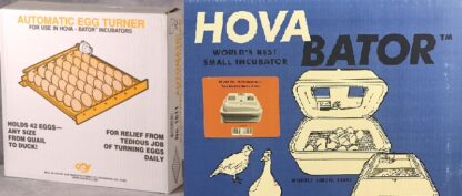 2370 Circulated Air Electronic Thermostat Hova-Bator Incubator/1611 Egg Turner Combo