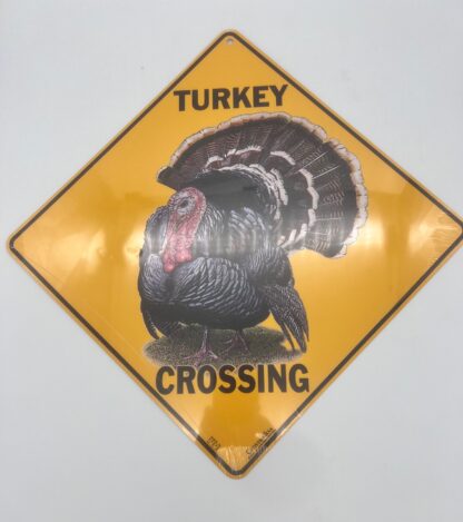 Turkey Crossing Sign