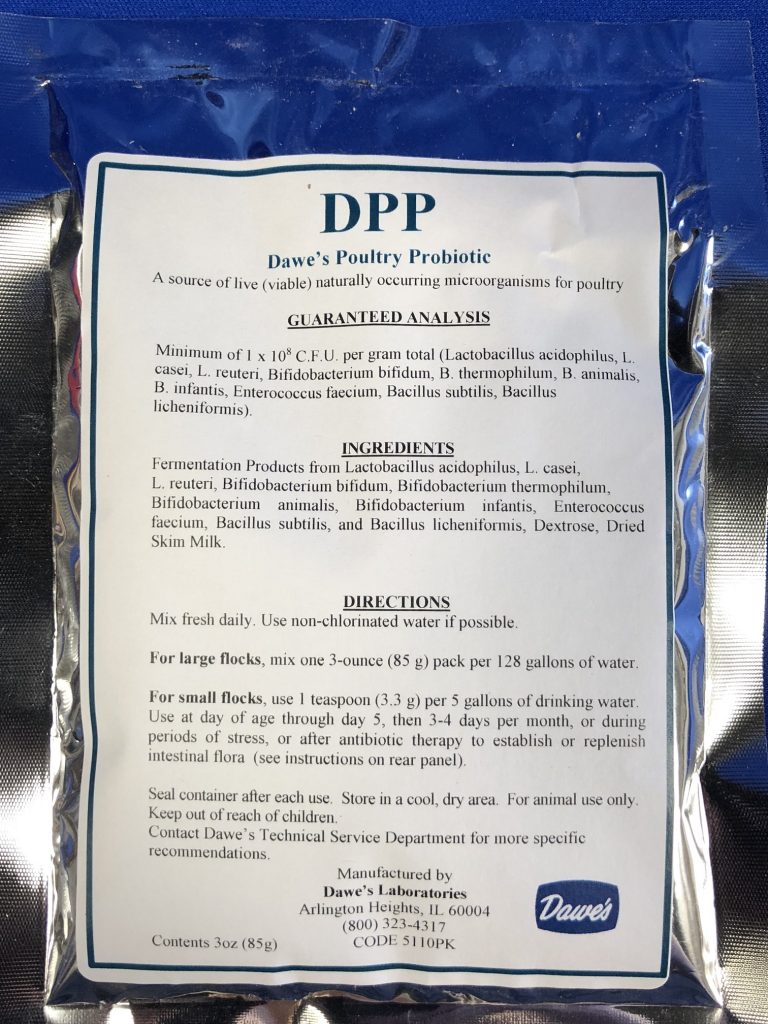Poultry Probiotic DPP (water soluble)