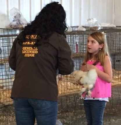 White Silkie Bantam