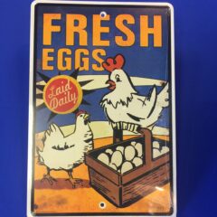 “Fresh Eggs Laid Daily” sign-0