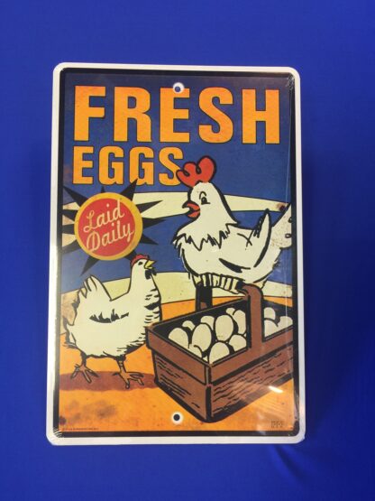 “Fresh Eggs Laid Daily” sign-0