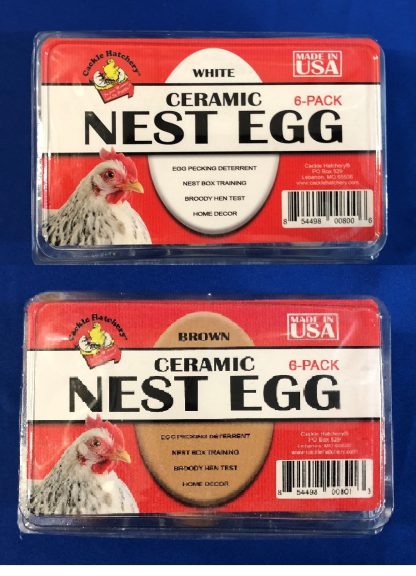 Ceramic Nest Eggs – 6 Pack
