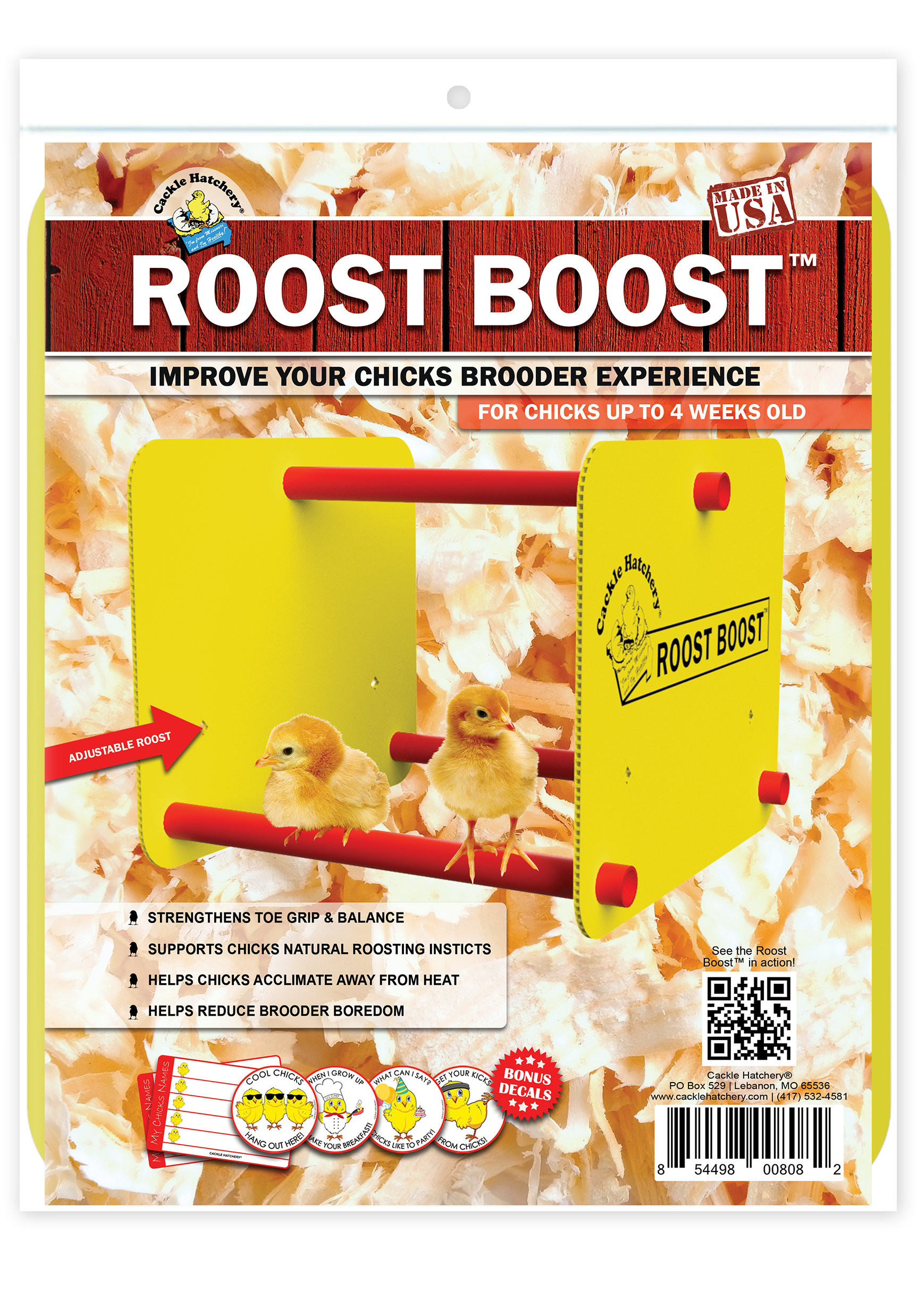 Cackle Hatchery Roost Boost Training Roost for Brooder Chicks