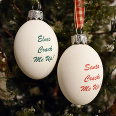 Cackle Christmas Ornaments