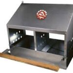 Galvanized 2 Hole Nest Box