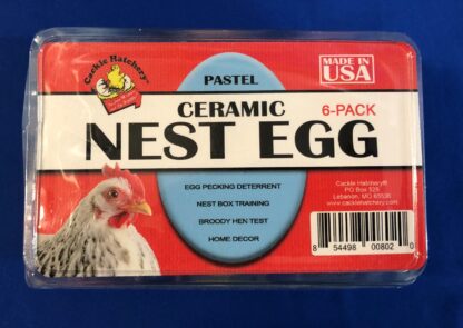 Pastel Ceramic Nest Eggs – 6 Pack