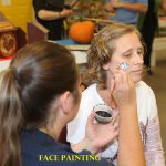 face painting at chicken festival