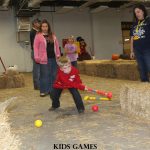 kids games at the chicken festival