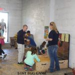 lost egg game at chicken festival