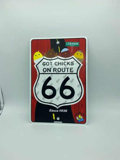 Got Chicks® on Route 66 Sign