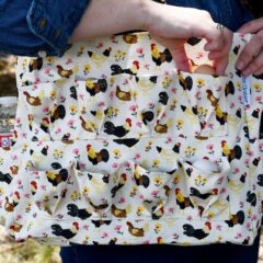 Hen Couture® Egg Collecting Utility Tote Bag