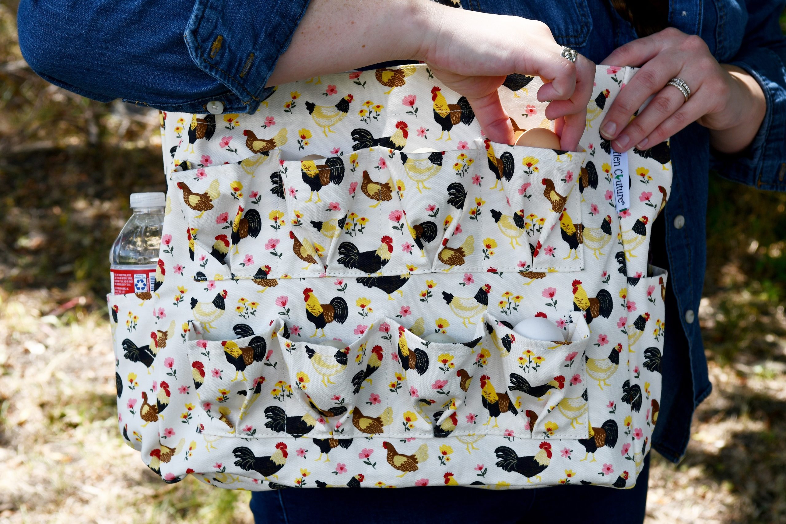 Multi-pocket Egg Collecting Harvest Aprons Chicken Farm Working