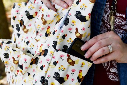 Hen Couture® Egg Collecting Utility Tote Bag-Smartphone