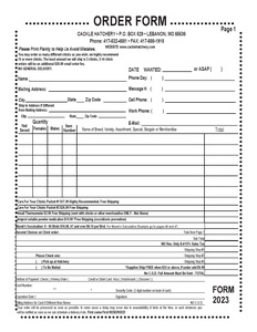Order Form