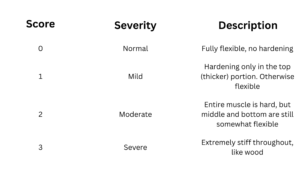 What is a woody Cornish Cross Broiler breast score?