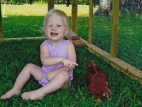 2012 Runner Up Baby and chick: Everyone at our house loves chickens!