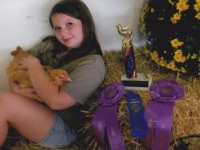 2012 Runner UP, Picture of my daughter with her show winning Cackle Hatchery® Buff Orpington, Best of Show (Jr), Grand Champion (Jr) and 1st place (over all) 2012 Green County Arkansas Fair