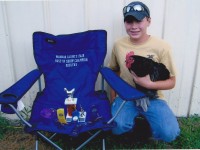 Monroe County Fair Best of show champion poultry