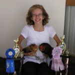 Ribbon winning chickens