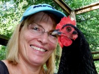 Woman with Chicken