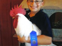 Kid with 1st place cHicken