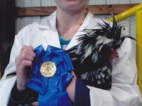 Girl with Award Winning Chicken