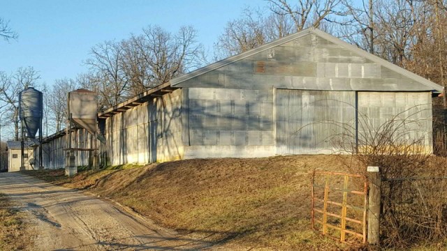 Big Gray Barn from Back