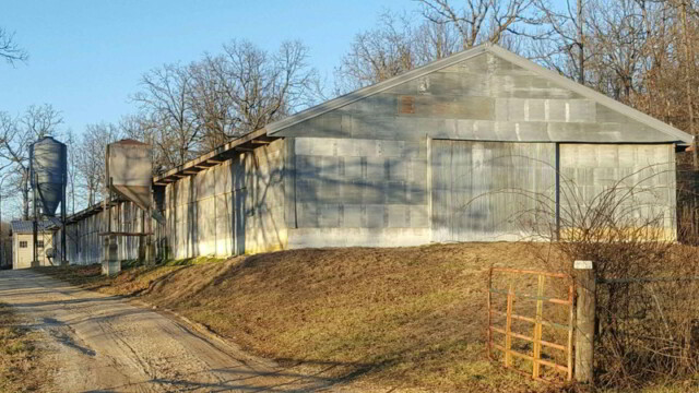 Big Gray Barn from Back