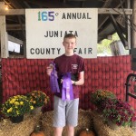 Best of breed, black Wyandotte bantam