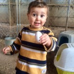boy with egg
