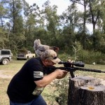 shooting range with chicken