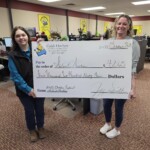 Check given by Cackle Hatchery for silent auction proceeds